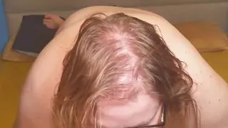 Mummy rides on daddy's dick and cums all on it