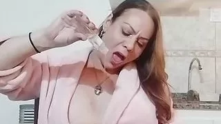 Oiled Shemale Solo Masturbation Trans Woman JO