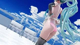Cute Miku - Sexy Dance + Gradual Undressing (3D HENTAI)