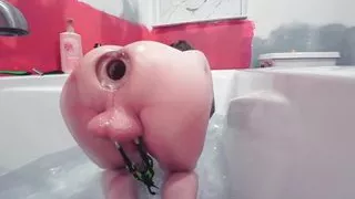 Huge Glass Butt Plug Tiffany Ciskiss BIG Mad