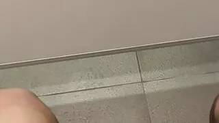 Stocking legs under loo door