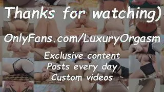 Hard orgasm of a model with a sexy figure - DepravedMinx