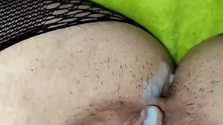 Footjob,handjob and playing with dick