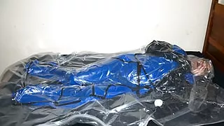 Jul 12 2023 - VacPacked in slvrbrboys coveralls with heavy gloves PVC & rubber aprons