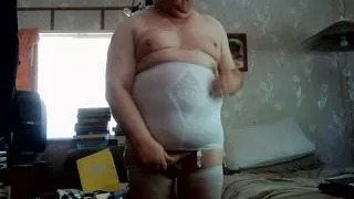 Black Panty Masturbate Cum.