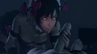 SFM Iris Amicitia Succubus Handjob