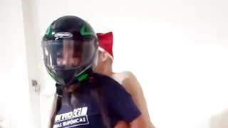 On The Bike Stepbrother!  Fuck Me On The Bike That Place Makes Me Very Horny, My Vagina Lubricates Better And My Tits Get Hot!