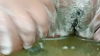 Viral girl doing anal sex in bathroom with her husband while taking a shower