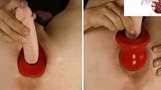 PigHole XXL - Oxballs - dildo deep in my ass - anal hard fucked - Prolpase & Rosebud