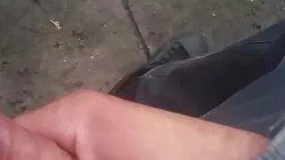 I play with my dick in the park