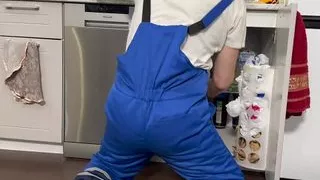 Called a plumber, but could not help but suck him - 457