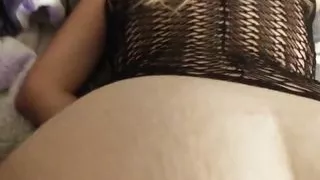 Cute blonde doggy style