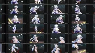 Honkai 3 Salmon - Sexy Dance + Gradual Undressing (3D HENTAI)