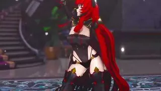 Vindicare - Sexy Warrior Girl Dance With Nude Pussy