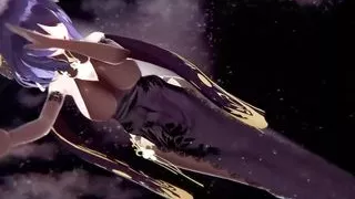 Cute Girl In Sexy Pantyhose + Gradual Undressing + Balls Sex Toys In Pussy With Squirt (3D HENTAI)