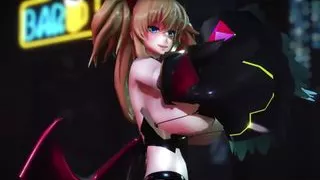 Huge Tits Sexy Demon Dancing (3D HENTAI)