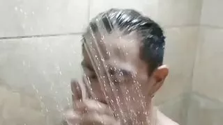 Dad, Feet, Old Man, Shower, Sport, Young