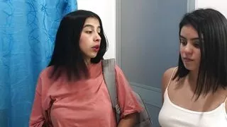 stepmom shares a bed in hotel room - stepsister joins in - threesome - porn in spanish