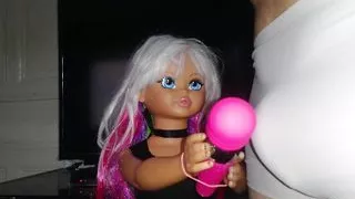 doll with vibrator makes me cum