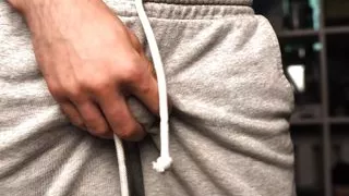 Young handsome man Noel Dero masturbates on camera close-up and gets his hands dirty in sperm after a loud orgasm.