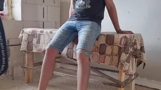 Stepsister Bet Once Blowjob With Creampie in Pussy