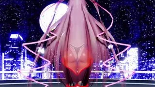 Taimanin - Sexy Teen With Huge Tits Dancing + Gradual Undressing (3D HENTAI)