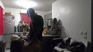 I came home from a party with my wife's best friend and gave her a big facial after fucking her