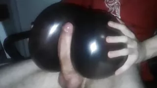 Fucking a Homemade Booty Sex-toy CREAMPIE