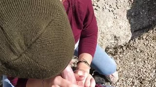 Bitch sucks my dick masked in a balaclava