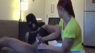 Dirty White Slut Gag On Bbc