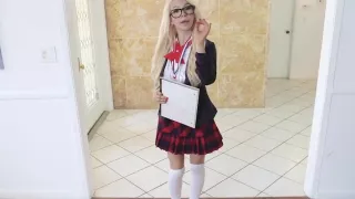 cute schoolgirls get dicked down by bwc stud