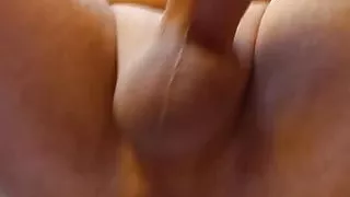 Watch My Soft Dick Get Rock Hard While I Use My Toy