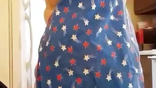 Me getting naked and eating