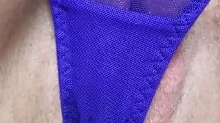 Wife pissing through her knickers