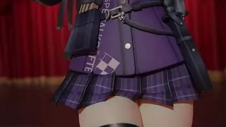 School Teen With Big Ass Dancing In Sexy Pantyhose - Showing Pussy (3D HENTAI)