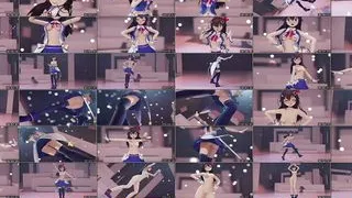 Cute Teen In Sexy Skirt Dancing + Showing Pussy + Gradual Undressing (3D HENTAI)