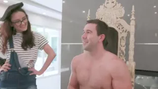 sexy teens team up to suck a huge cock