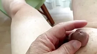 Relaxing and playing with my small penis