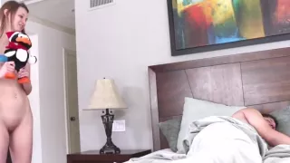 skinny teen step daughter family sex with spying step dad