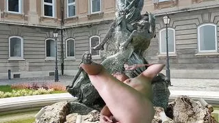 Playing with Pussy in Public Background with Garabas and Olpr