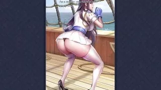 Navy Hibiki Squat and Facesitting Tease - King of Kinks