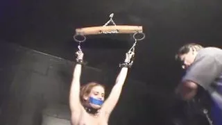 Dungeon Skinny Bitch Sub Whore Fucked Shocked Speculum n Ear PENIS FUCK