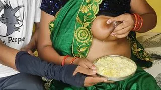 Sister-in-law fed food with her milk to her brother-in-law Hindi video