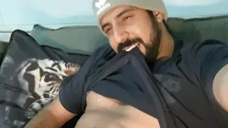 Hot big cock boy cumming a lot after jerking off to his followers