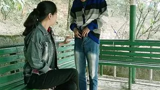 18yrs boy fucking 25yrs girl at outdoor! Desi love sex