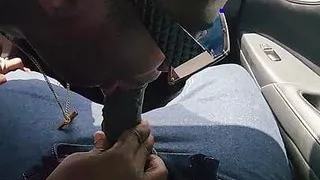 Suckin Sweaty Big Dick On A Hot Day