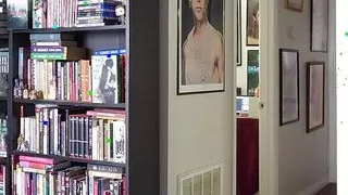 Cory Schultheis walking around naked at home