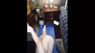 Vee Does Naked Yoga And Shows Off Her Flexibility!