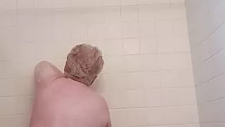 Sexy GILF Taking a Shower