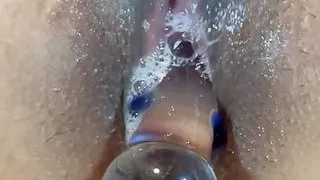 Horny Pinay MILF masturbates with Daddy's cum!